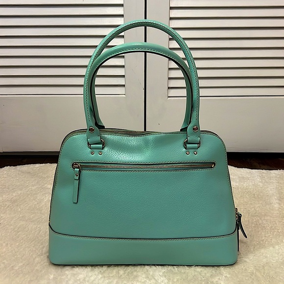 Kate Spade Leather Light Blue Handbag Large - Picture 3 of 7
